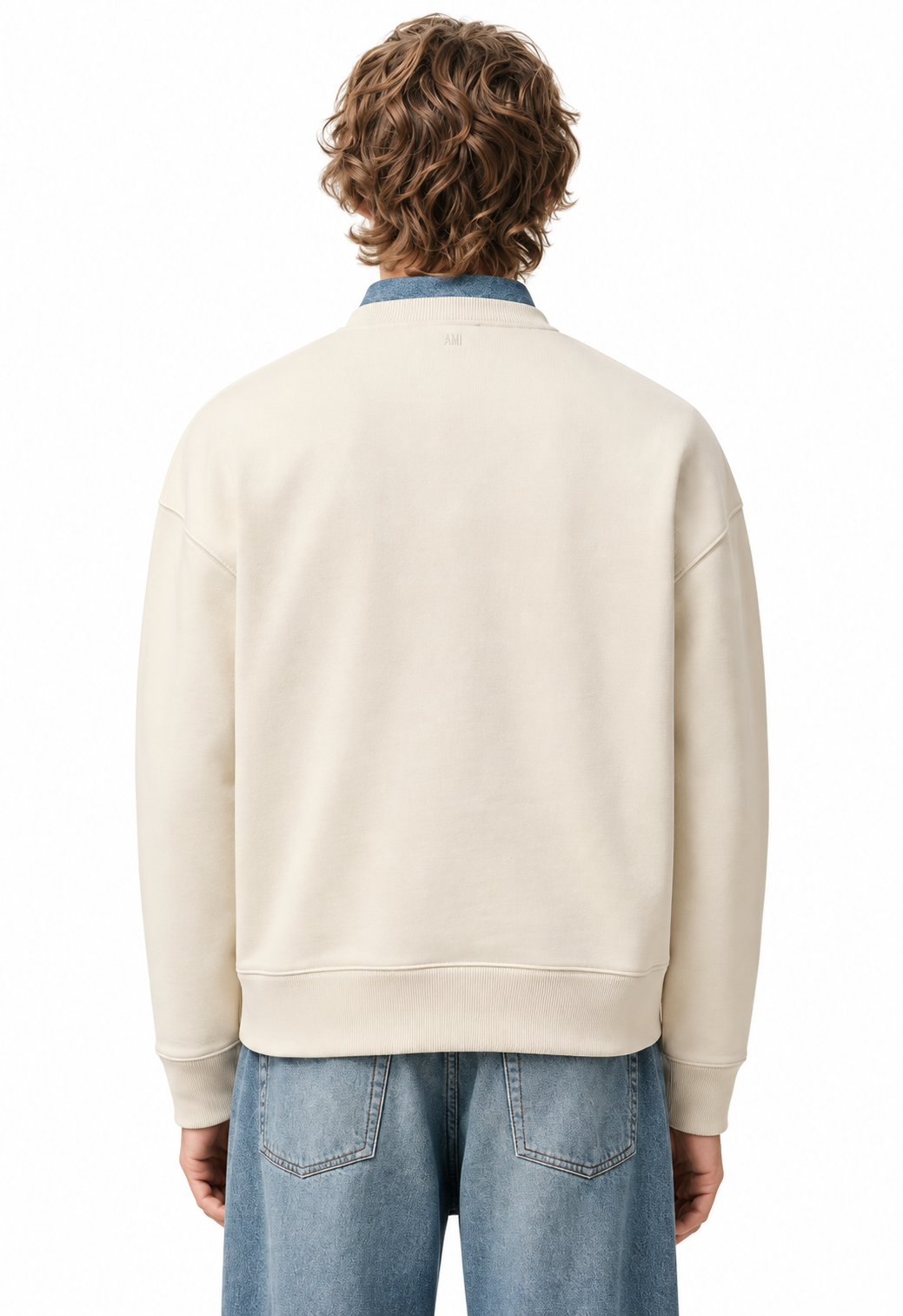 Sweatshirt Soleil Ami De Coeur en Coton — Ami Paris — vue 4