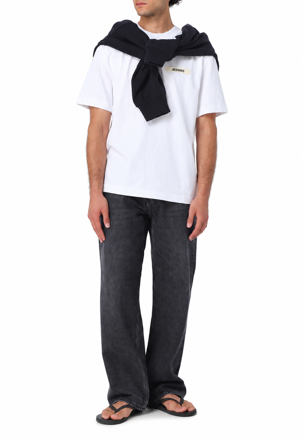 Le t-shirt Gros Grain Jacquemus White — vue 3