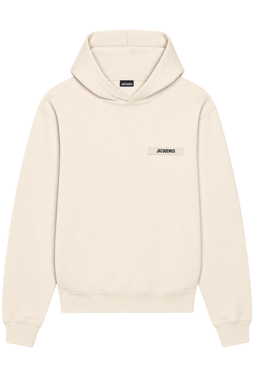 Le Hoodie Gros Grain Jacquemus Cream