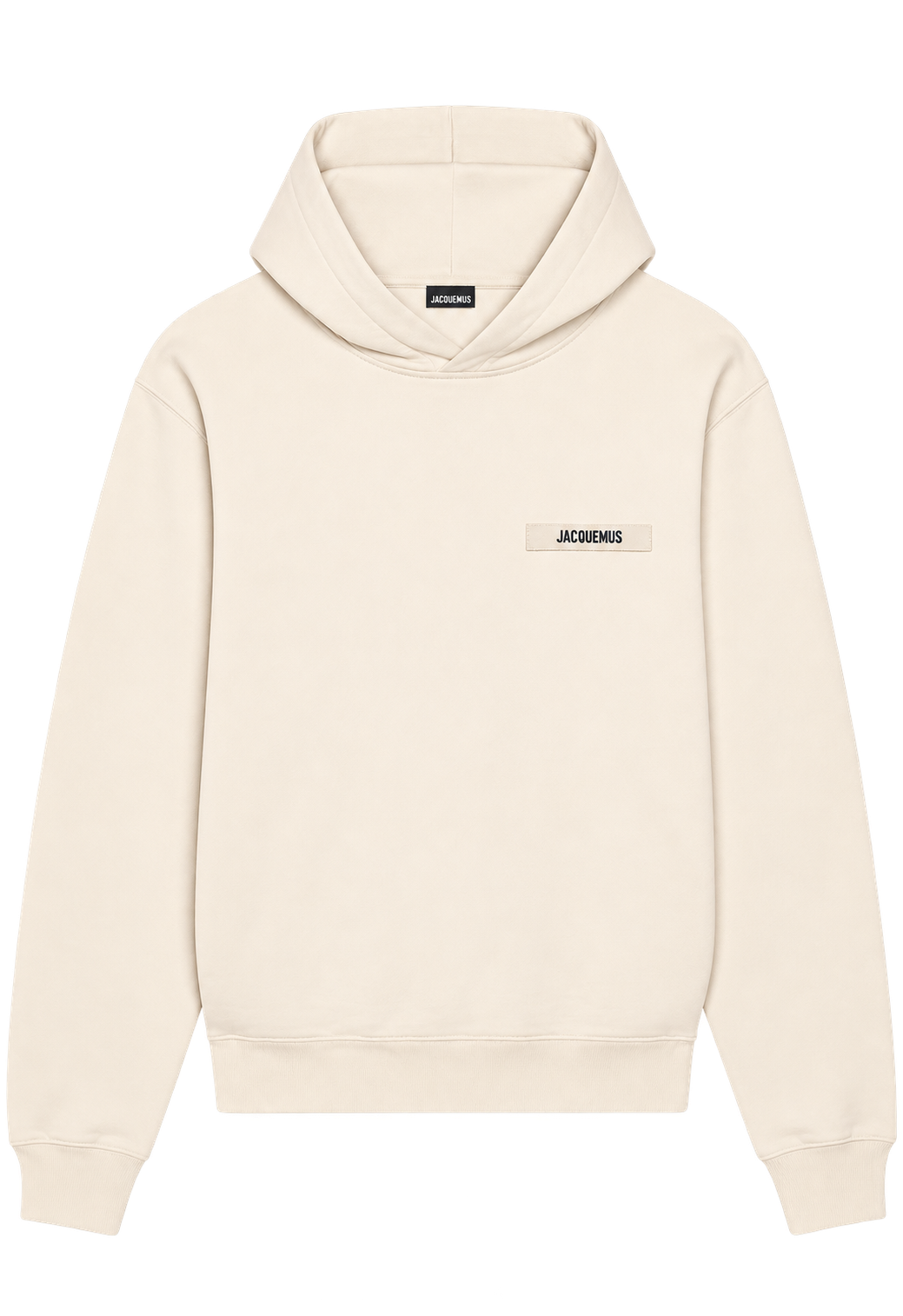 Le Hoodie Gros Grain Jacquemus Cream