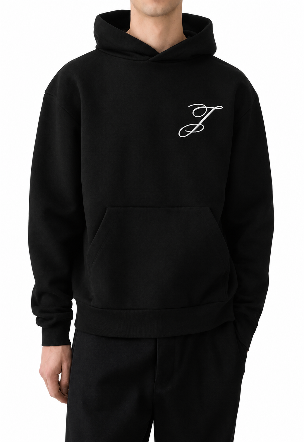 Le Hoodie Logo Jacquemus Noir — vue 2