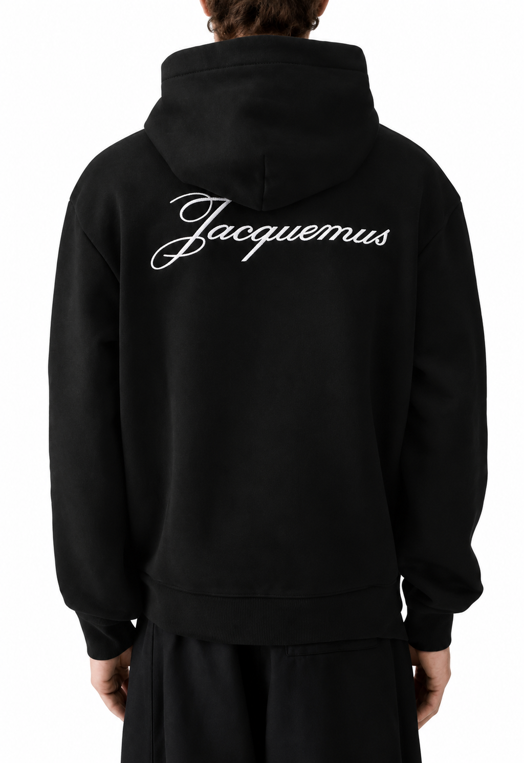 Le Hoodie Logo Jacquemus Noir — vue 3