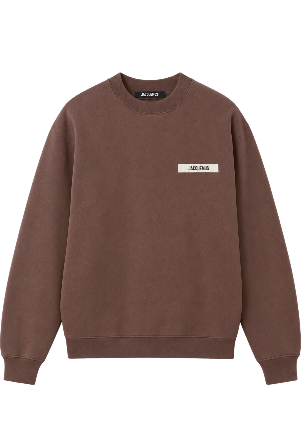 Le Sweatshirt Gros Grain Jacquemus Dark Brown