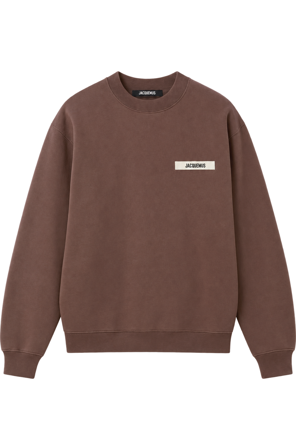 Le Sweatshirt Gros Grain Jacquemus Dark Brown