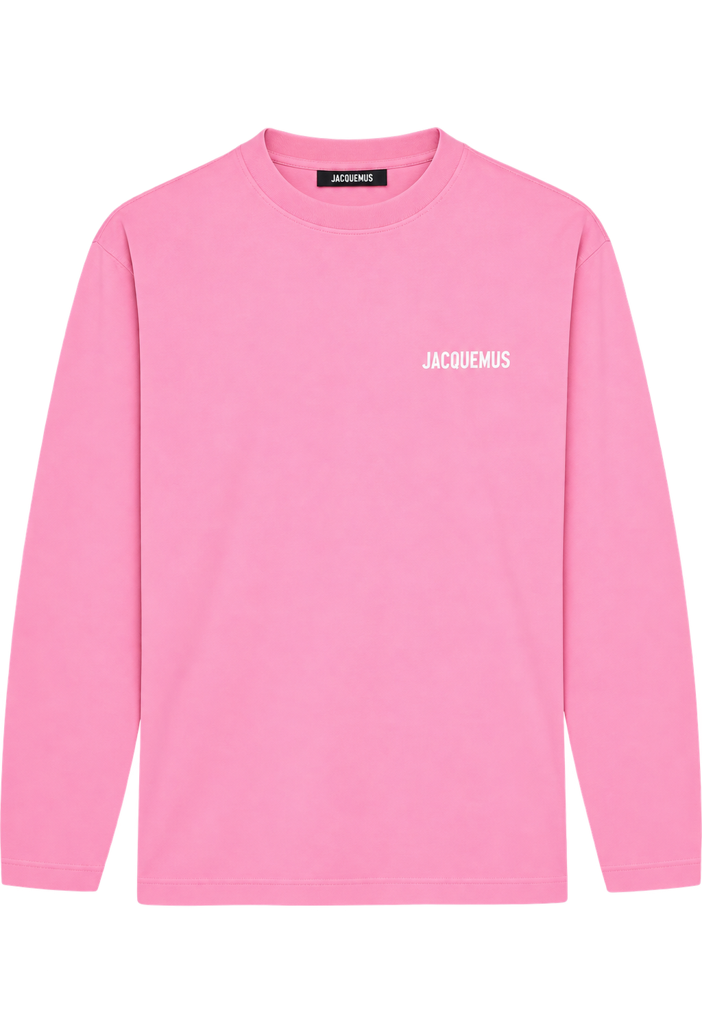 Le t-shirt Manches Longues Jacquemus Rose