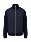 Veste cardigan bleue sans capuche