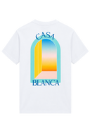 T-shirt Casablanca L'Arche Colorée Blanc