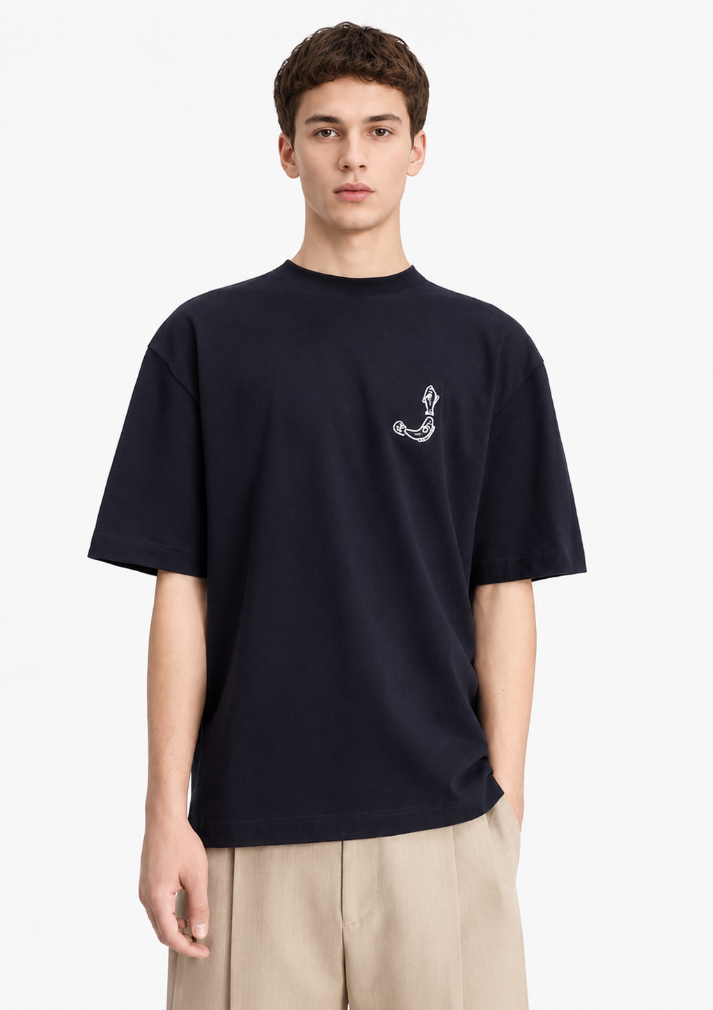 Le t-shirt Merù Jacquemus Navy — vue 4
