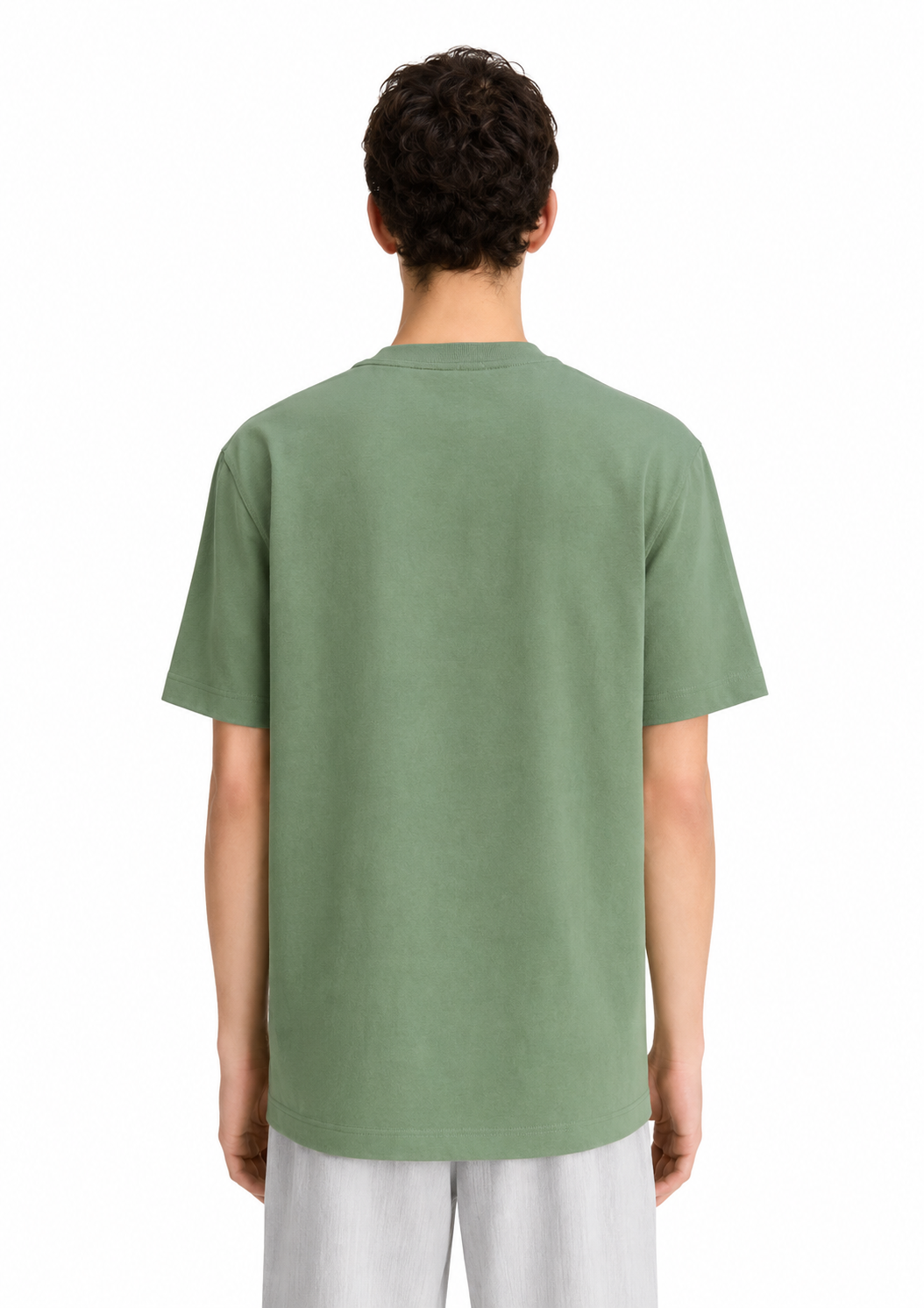 Le t-shirt Gros Grain Jacquemus Khaki — vue 3