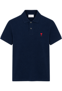 Polo Bleu Marine Ami de Coeur en Coton