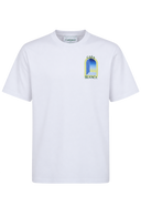 T-shirt Casablanca l'Arche Colorée Lime