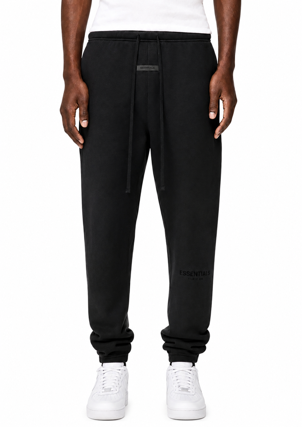 Fear of God Essentials Sweatpants Stretch Limo Noir — vue 2