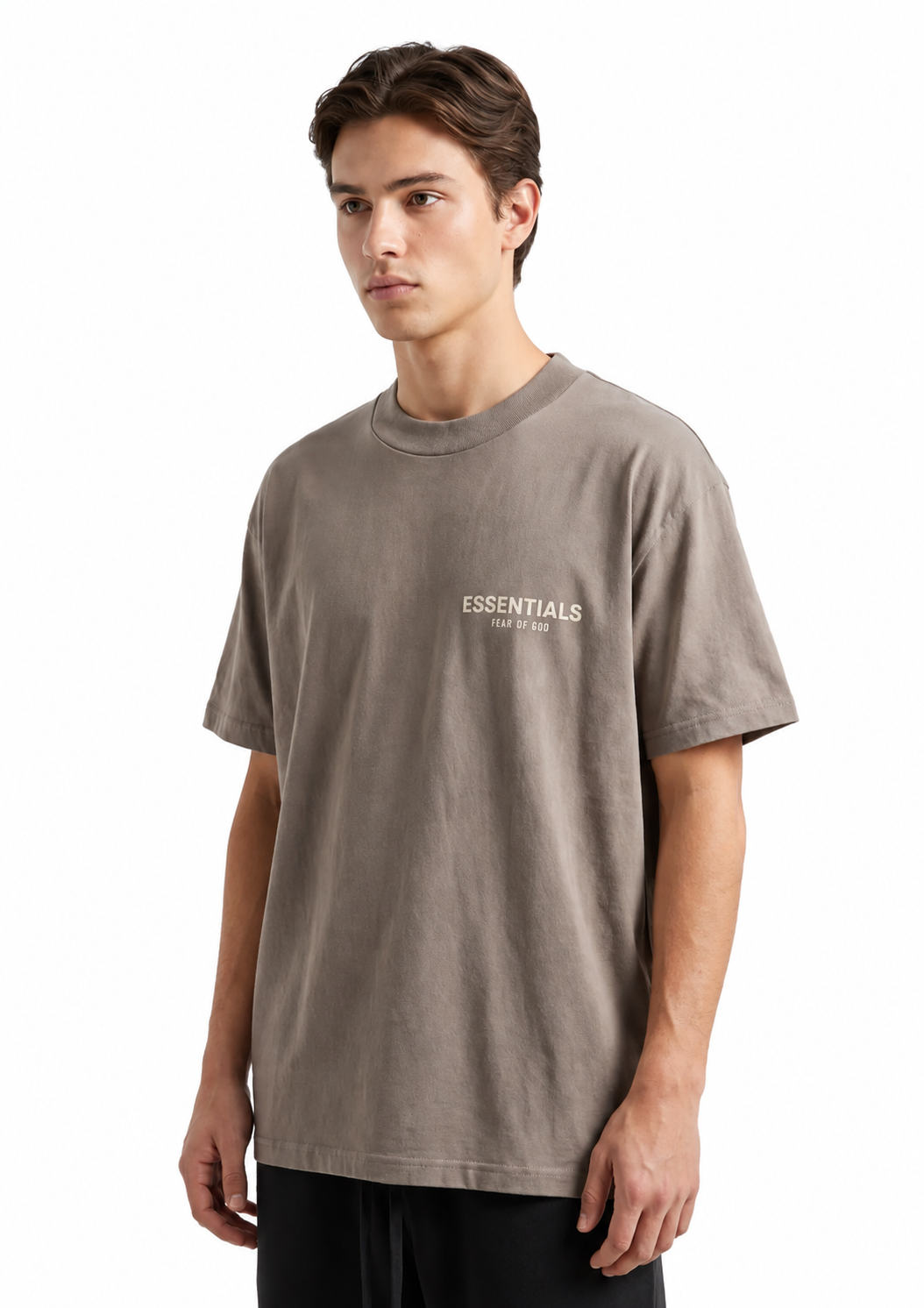 Fear of God Essentials T-shirt Desert Taupe — vue 3