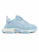 BALENCIAGA Triple S Mesh And Leather Sneakers