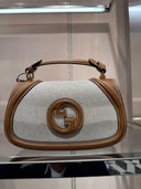 Sac à main Gucci Blondie en toile et cuir