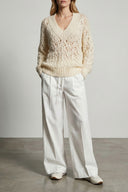 Pantalon Coton Blanc