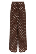 Pantalon Soie Marron
