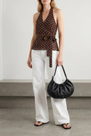 Top Soie Marron