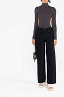 Pantalon Cuir Noir