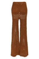 Pantalon Coton Marron