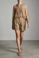 Short Denim Beige
