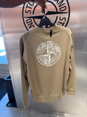 Sweat FELPA à logo dos beige
