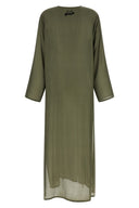 Robe Soie Vert