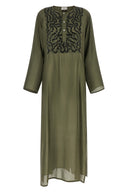 Robe Soie Vert