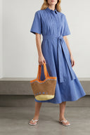 Robe Coton Bleu Clair