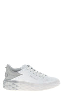 Sneakers Cuir Argenté