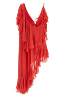 Robe Soie Rouge