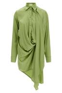 Chemise Satin Vert
