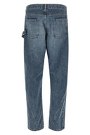 Pantalon Cuir Bleu