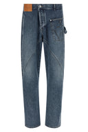 Pantalon Cuir Bleu