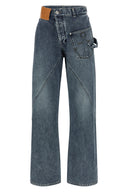 Pantalon Cuir Bleu