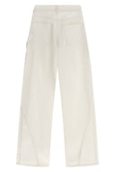 Pantalon Cuir Blanc