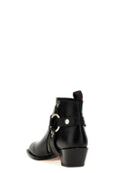 Talons Cuir Noir