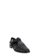 Sandales Cuir Noir