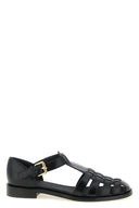 Sandales Cuir Noir