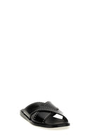 Sandales Cuir Noir