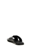 Sandales Cuir Noir
