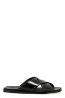 Sandales Cuir Noir