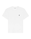 T-shirt Blanc Ami De Coeur Noir en Coton