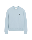 Sweatshirt Bleu Ciel Ami De Coeur Noir en Coton