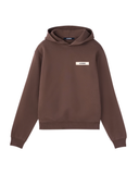 Le Hoodie Gros Grain Jacquemus Dark Brown