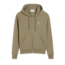 Hoodie Zippe Ami De Coeur Blanc Bronze en Coton