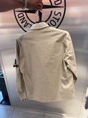 Surchemise zippée beige sable