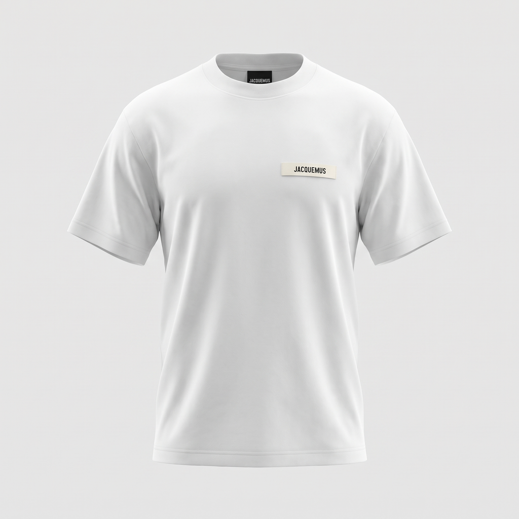 Le t-shirt Gros Grain Jacquemus Blanc – face