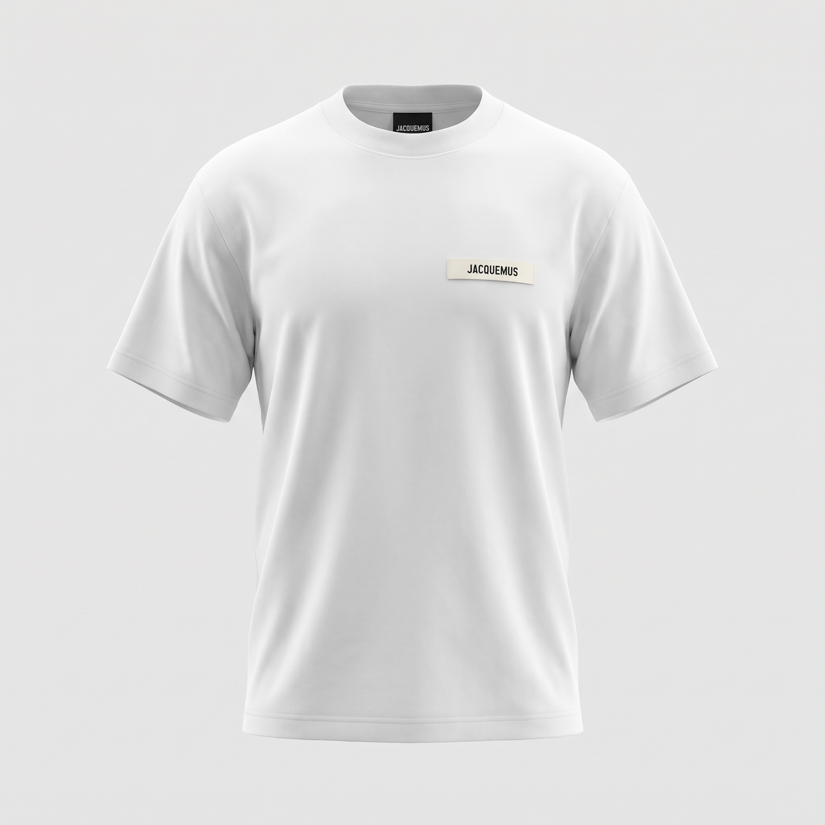 Le t-shirt Gros Grain Jacquemus Blanc – face
