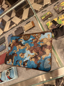 Pochette Zippée GG Suprême Camouflage Bleu